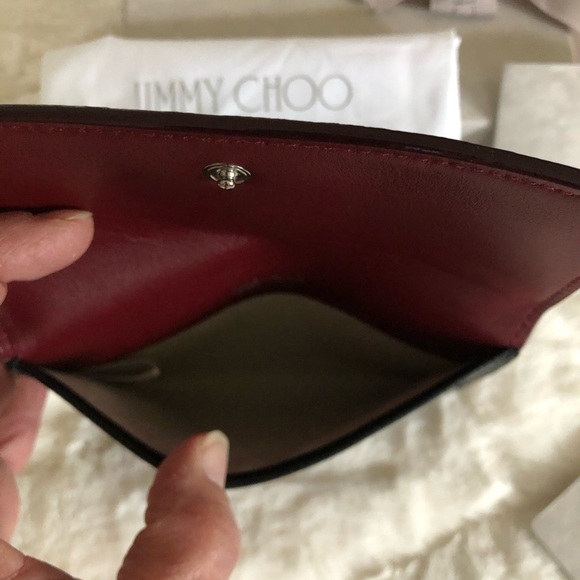 ❌SOLD❌NIB Jimmy Choo wallet envelope - Picture 5 of 7